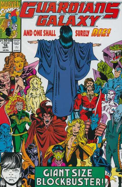 Guardians of the Galaxy 16 - Marvel Comics - And One Shall Surely Die - 150 Us - Giant Size Blockbuster - 15 Sept - Jim Valentino