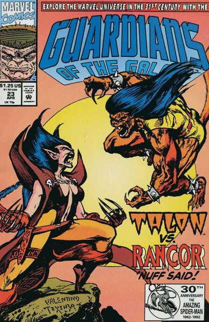 Guardians of the Galaxy 23 - Guardians - Marvel Comics - 31st Century - Talon - Jim Valentino, Mark Texeira