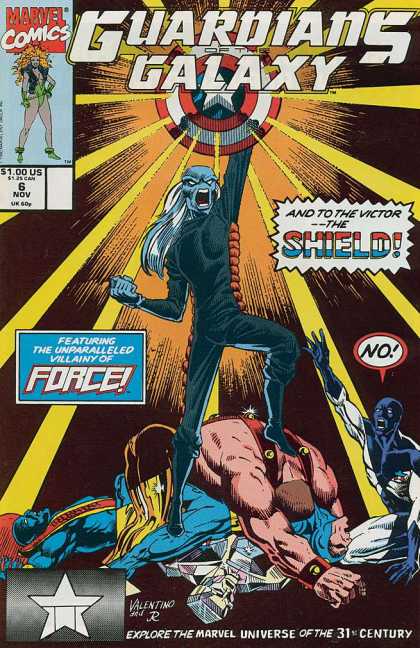 Guardians of the Galaxy 6 - The Unparalleled Villainy Of Force - Shield - Marvel Universe - 31st Century - Valentino - Jim Valentino, Josef Rubinstein