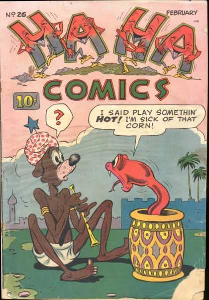 Ha Ha Comics 26 - I Said Play Something Hot - Im Sick Of That Corn - Snake - Corn - Trees