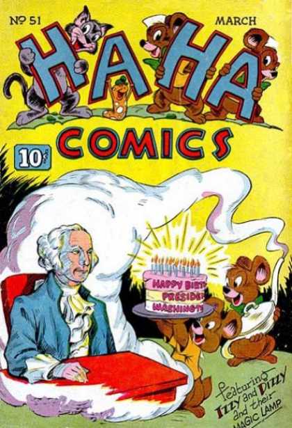 Ha Ha Comics 51 - Birthday Cake - Candles - Izzy - Dizzy - Magic Lamp