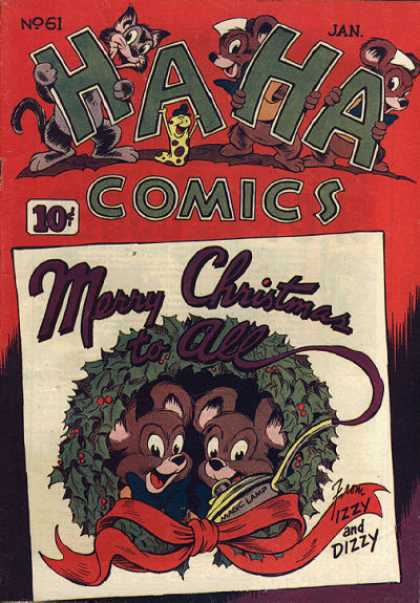 Ha Ha Comics 61 - Merry Christamas To All - Fun - Dizzy - Fizzy - Enjoy