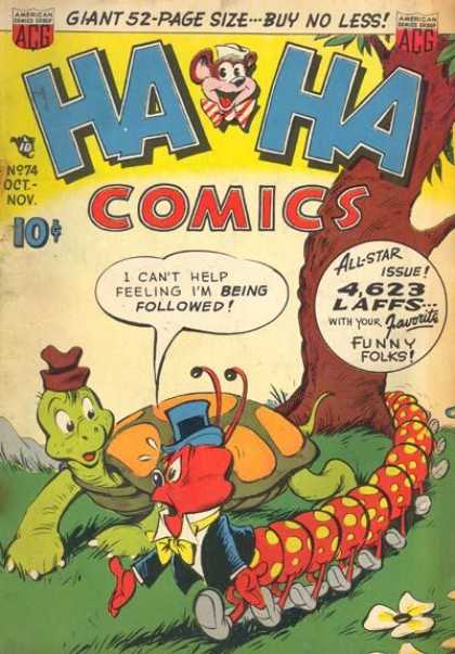 Ha Ha Comics 74 - Turtle - Centipede - Fun - Fable - Phobia