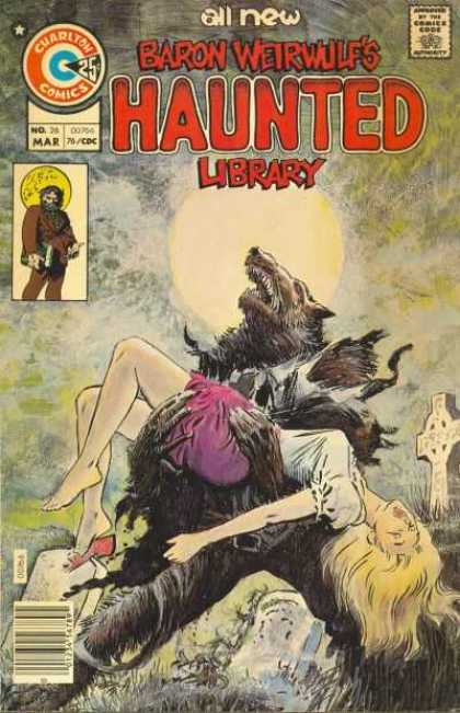 Haunted 26 - Wolf - Man - Woman - Moon - Fight