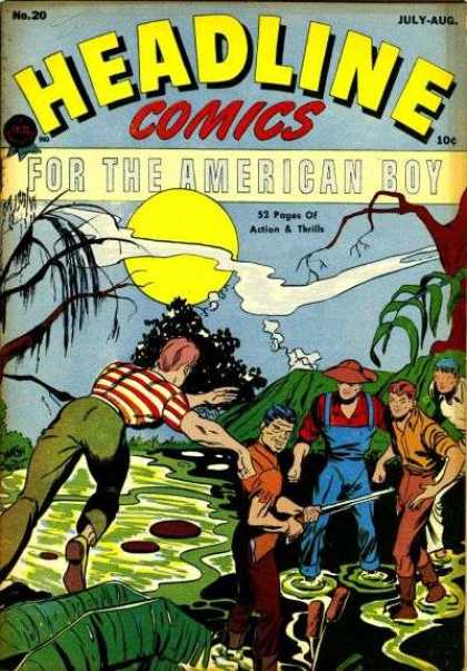 Headline Comics 20 - Gun Play - American Boy - Gun Boy - Gun River - Gun At The River