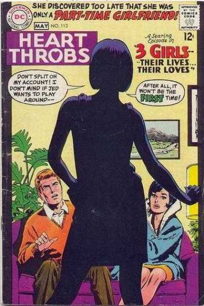 Heart Throbs 113 - Dc - Speech Bubbles - 12 Cents - Comics Code Authority - May