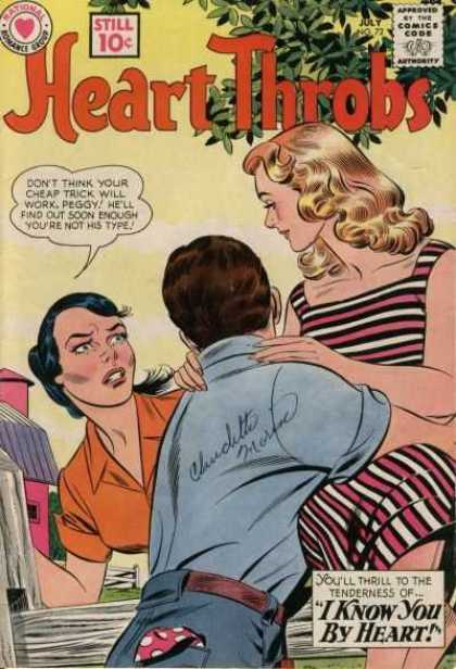 Heart Throbs 72 - Jealousy - Blonde - Fence - Speech Bubble - Old Girlfriend