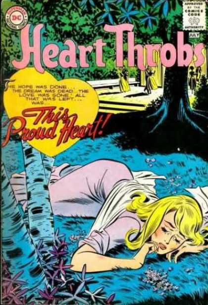 Heart Throbs 90 - This Proud Heart - July - Approved By The Comics Code - The Hope Was Done - The Dream Was Dead