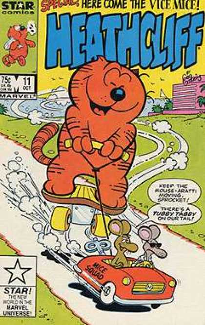 Heathcliff 11 - Vice Mice - Mice Squad - Marvel - Skateboarding - Orange Cat