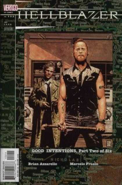 Hellblazer 152 - Good Intentions - Pipe - Trench Coat - Brian Azzarello - Marcelo Frusin - Tim Bradstreet