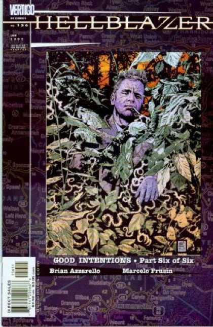 Hellblazer 156 - Vertigo - Brain Azzarello - Marcelo Prusin - Purple - Green - Tim Bradstreet
