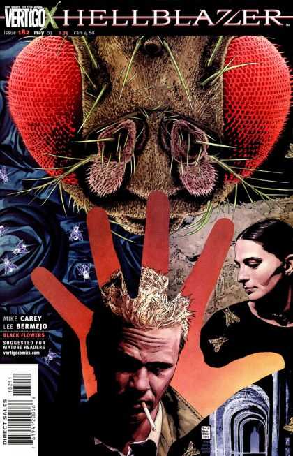 Hellblazer 182 - Fly - Hand - Vertigo - Hellblazer - Black Flowers - Tim Bradstreet