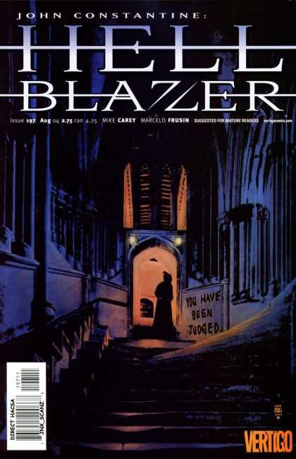Hellblazer 197 - Vertigo - John Constantine - Judged - Blue - Orange - Tim Bradstreet