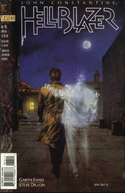 John Constantine - Dc Vertigo - Garth Ennis - Steve Dillon - Walking With Ghost Hellblazer 76 - John Constantine - Dc Vertigo - Garth Ennis - Steve Dillon - Walking With Ghost