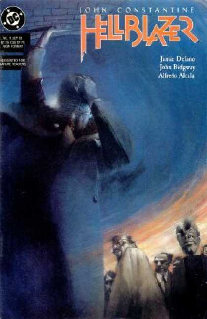 Hellblazer 9 - John Constantine - Jamie Delano - John Ridgway - Alfredo Alcala - Nighttime - Dave McKean