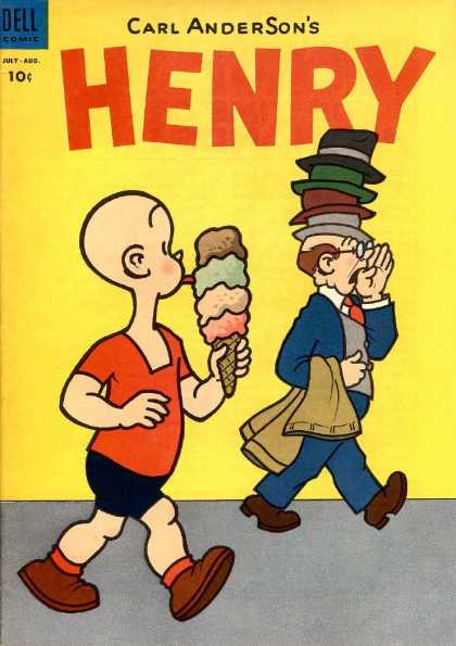 Henry 32 - Carl Anderson - Ice Cream - Hats - Walking - Bald