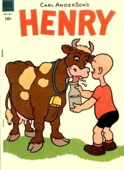 Henry 39 - Milk - Cow - Bottle - Drink - Dell