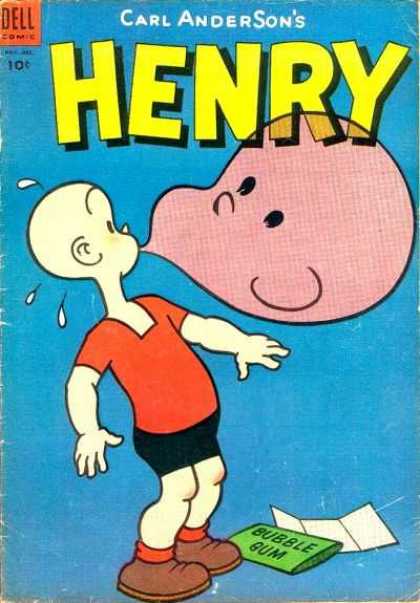 Henry 40 - Dell - Carl Anderson - Bald Head - Bubblegum - Boy