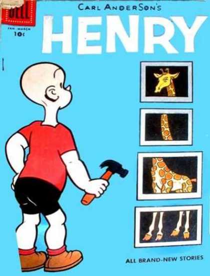 Henry 53 - Carl Andersons - 10 Cents - All Brand New Stories - Giraffe - Hammer