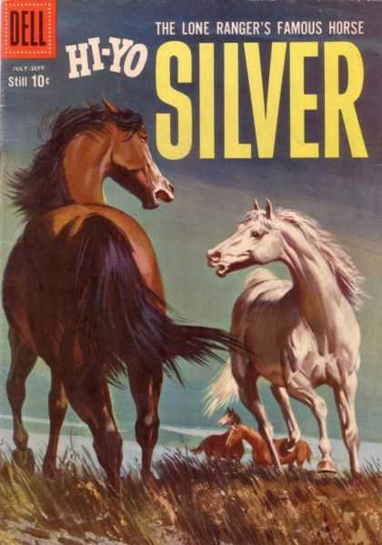 Hi-Yo Silver 31 - Horses - Field - Tails - Mane - Sky