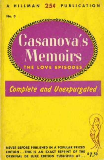 Hillman Books - Casanova's Memoirs