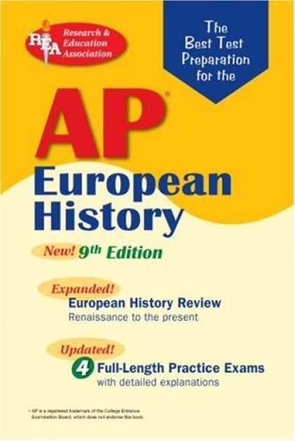 History Books - Best Test Prep AP European History Exam (REA) The Best Test Prep for the AP Euro