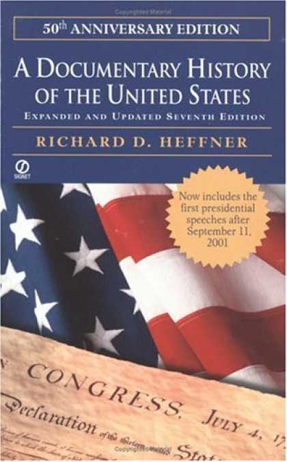 History Books - A Documentary History of the United States: (Seventh Revised Edition)