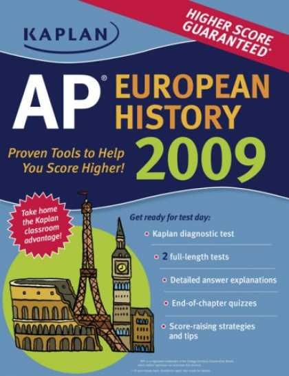 History Books - Kaplan AP European History 2009