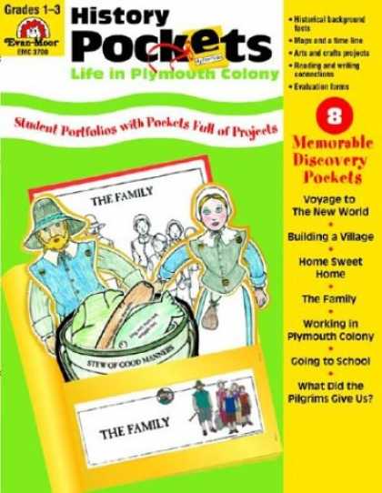 History Books - History Pockets: Life in Plymouth Colony, Grades 1-3