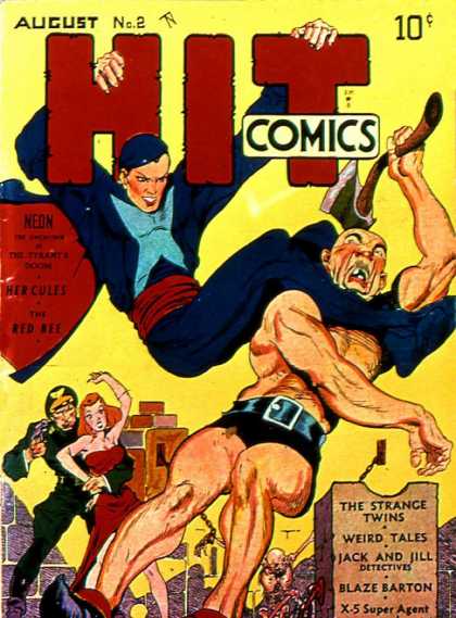 Hit Comics 2 - Twins - Jack And Jill - Weird Tales - Blaze Barton - Detectives