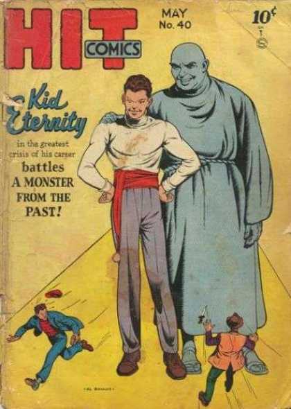 Hit Comics 40 - Kid Eternity - Monster - Past - May No40 - Running