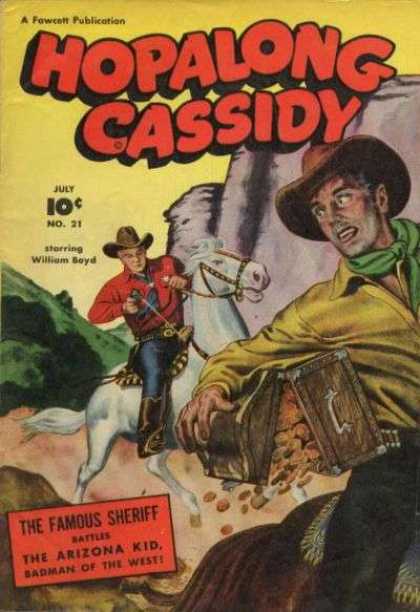 Hopalong Cassidy 21 - Colt 45 - Gold Rush Fighting - Freedom Riders - West Winner - Sheriff And The Golden Kid