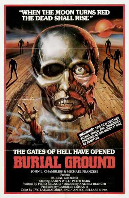 Horror Posters - Burial Ground