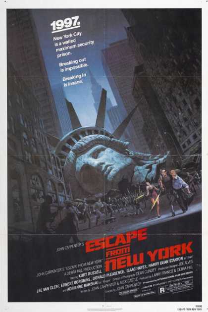 Horror Posters - Escape From New York
