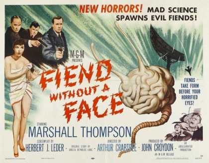 Horror Posters - Fiend Without a Face