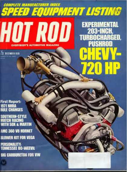 Hot Rod - December 1970