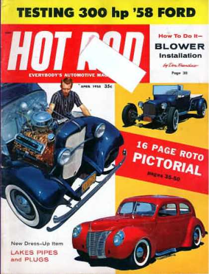 Hot Rod - April 1958