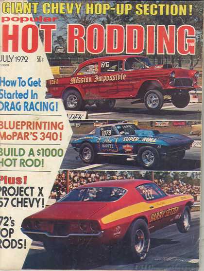 Hot Rodding - July 1972
