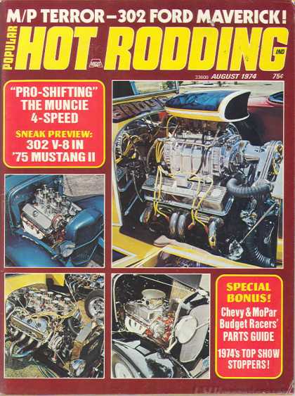 Hot Rodding - August 1974