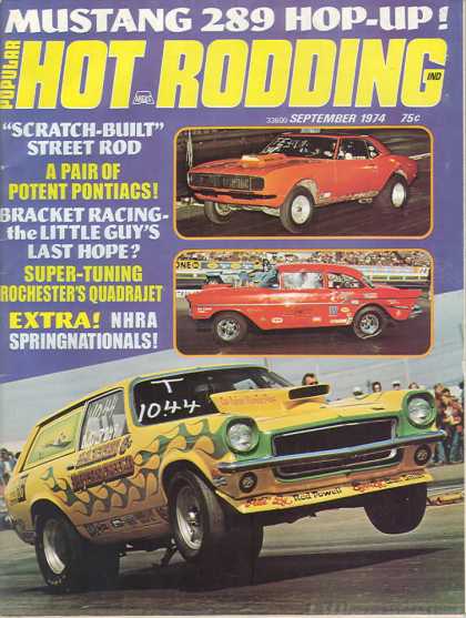 Hot Rodding - September 1974
