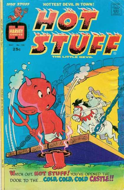 Hot Stuff 128 - Castle - Devil - Horse - Knight - Hot Stuff