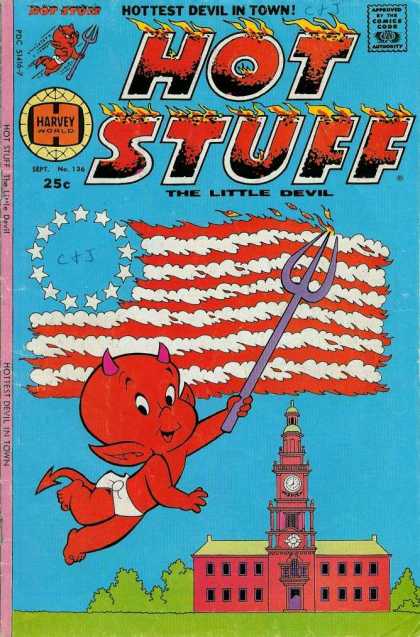 Hot Stuff 136 - Hot Stuff - Devil - Pitchfork - Harvey World - School