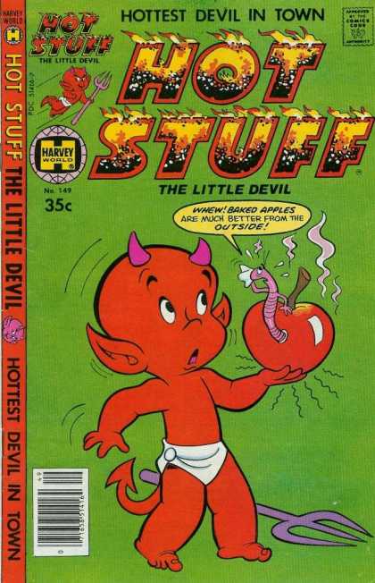 Hot Stuff 149 - Devil - Apple - Worms - Pitchfork - Diaper