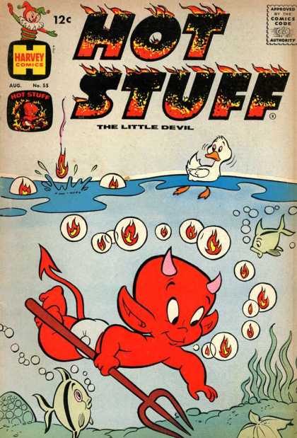 Hot Stuff 55 - Flames - Water - Fish - Duck - Fire