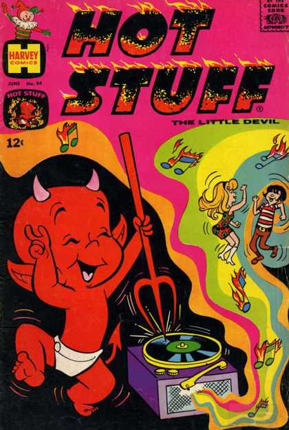 Hot Stuff 84 - Devil - Music - Dancing - Pitchfork - Record Player