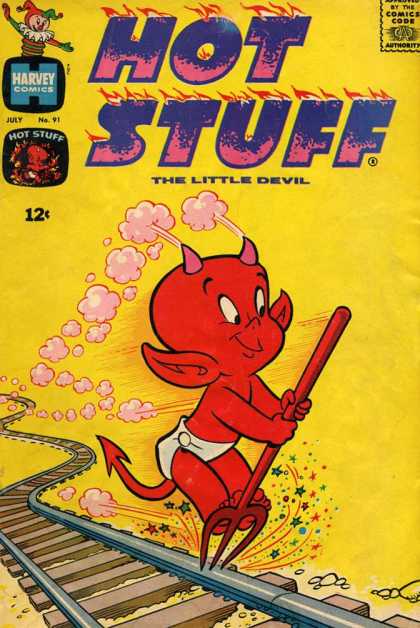 Hot Stuff 91 - Railroad Track - Baby Devil - Pitchfork - Smoke - Diaper