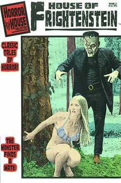 House of Frightenstein 1 - Tree - Forest - Blonde - Bikini - Grass