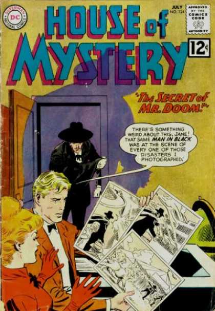 House of Mystery 124 - Mr Doom - Man In Black - Dc - Horror - Photographs - George Roussos