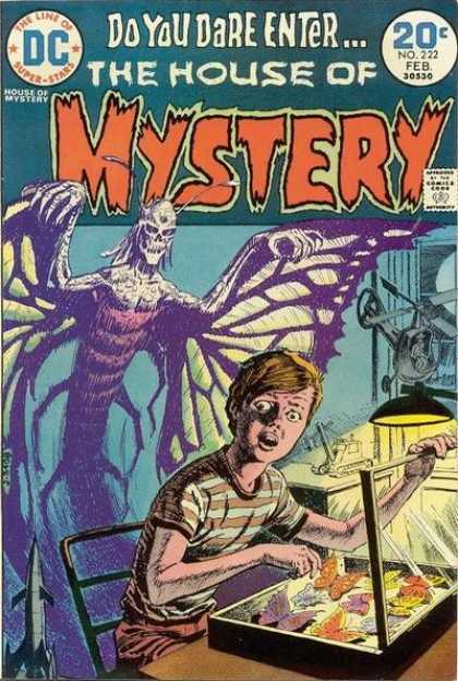 House of Mystery 222 - Butterfly - Helicopter - Boy - Butterflies - Lamp - Luis Dominguez