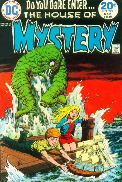 House of Mystery 223 - Ship - Dock - Luis Dominguez